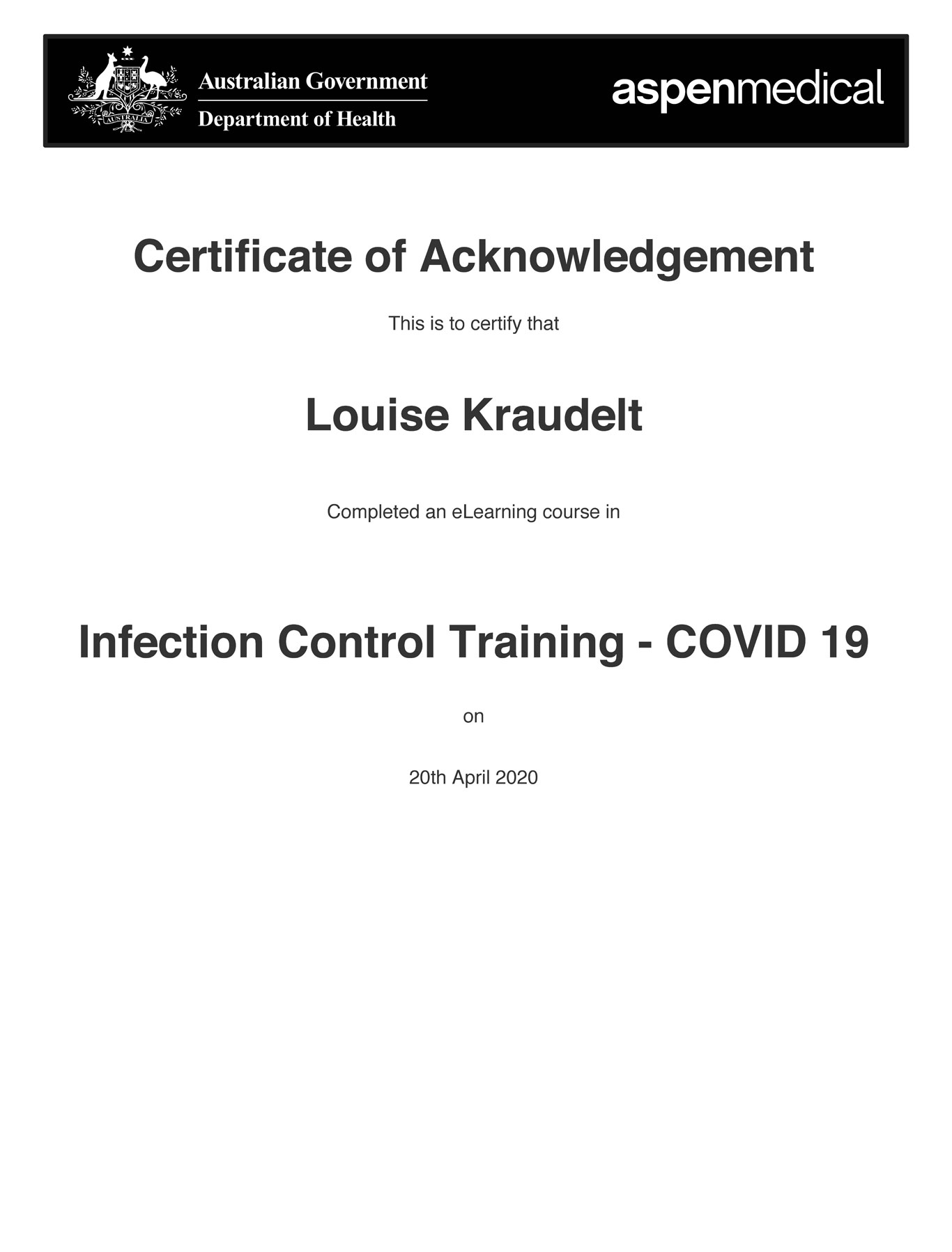 Certificate-Kraudelt-Covid19