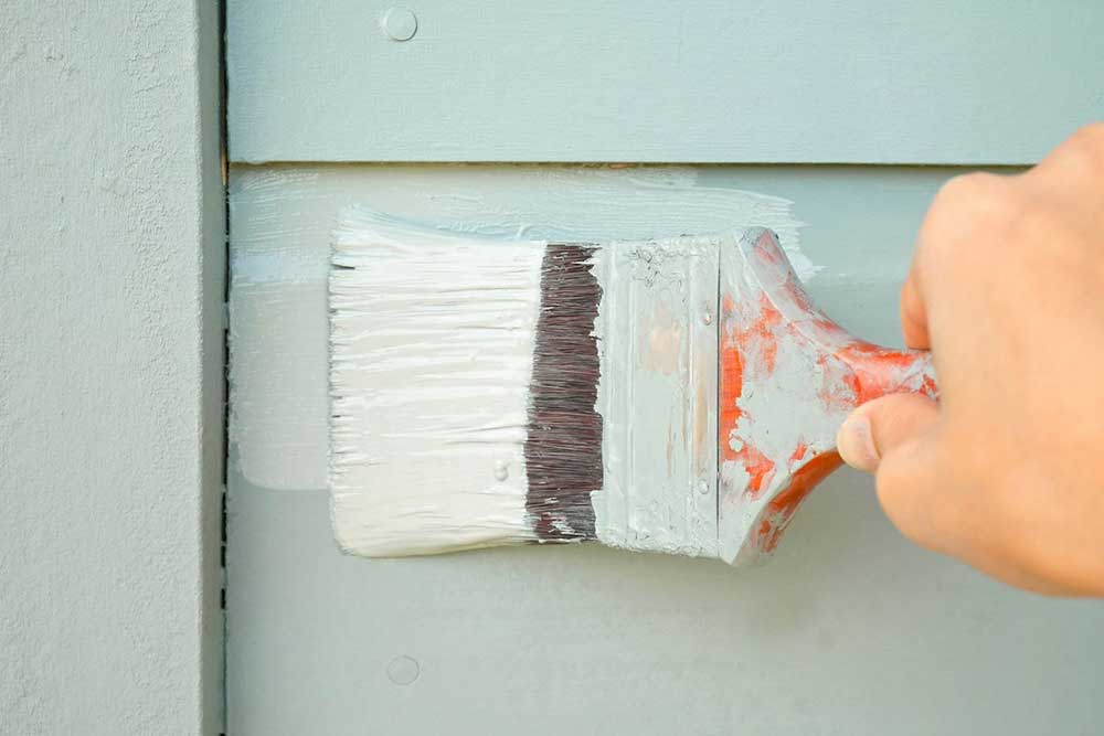 painting a home
